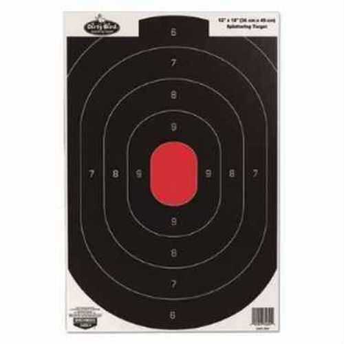 Birchwood Casey Dirty Bird Paper Targets 6 Bull's Eye Splattering 35570